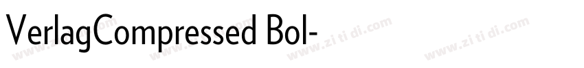 VerlagCompressed Bol字体转换
